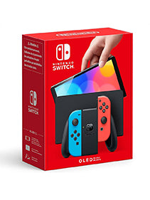 NINTENDO Switch V2 | 15+ Best Games Bundle | 128gb external(32+128) | Neon Blue & Red Edition | Handheld Portable Gaming Console