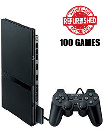 Sony PlayStation 2 | PS2 Slim | 320 GB Gaming Console | 100 Best Games Bundle | 1 Controllers | Warranty Included | Fast Delivery