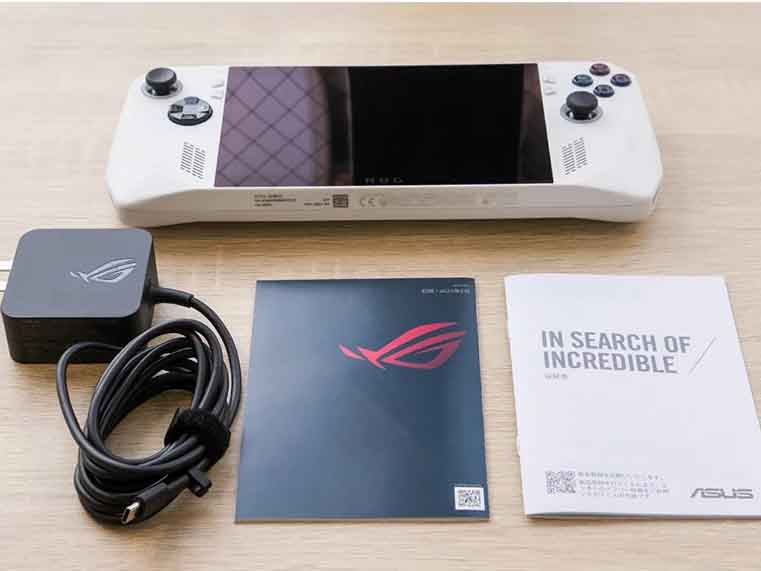 ASUS ROG Ally Handheld Gaming Console (17.78cm (7")/120Hz/AMD Ryzen Z1 Extreme Processor/16GB/512GB SSD/Windows 11 Home/White) RC71L-NH001W